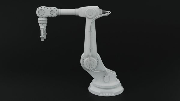 Industrial robot arm clean