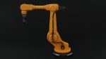 Industrial robot arm clean