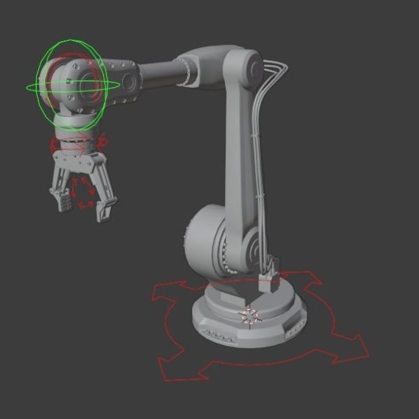 Industrial robot arm clean