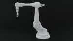 Industrial robot arm clean