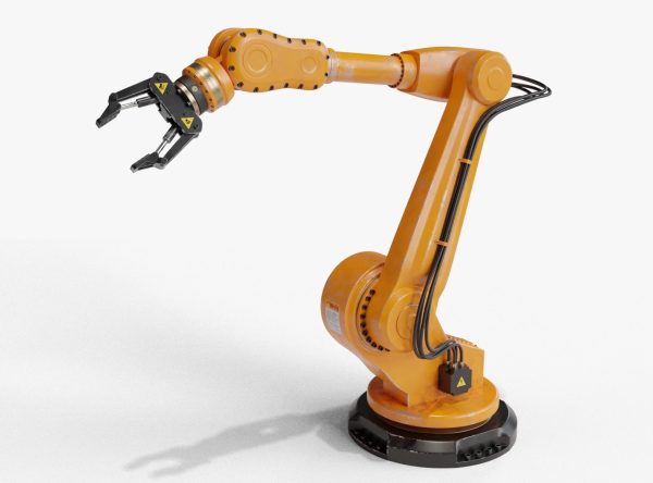 Industrial robot arm dirty
