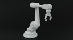 Industrial robot arm dirty