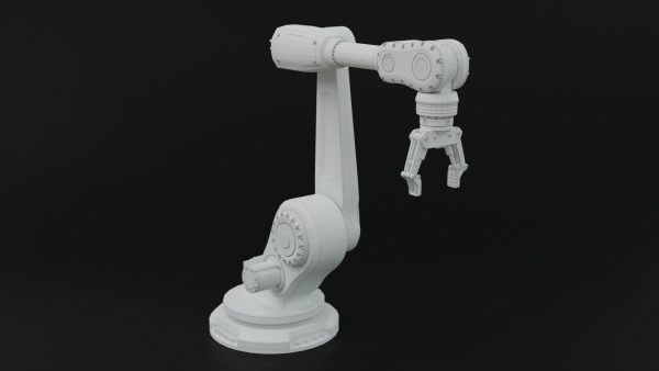 Industrial robot arm dirty