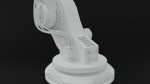Industrial robot arm dirty