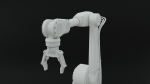 Industrial robot arm dirty