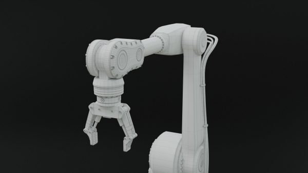 Industrial robot arm dirty