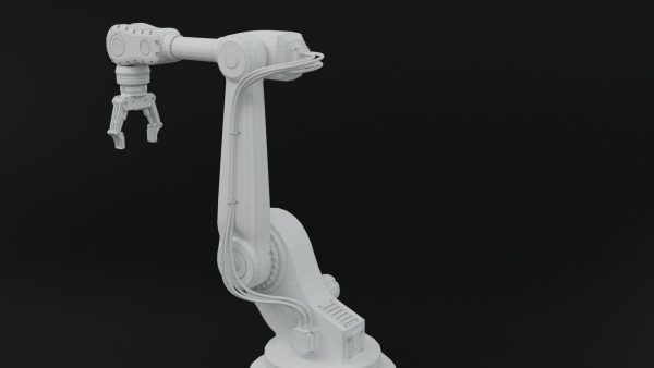 Industrial robot arm dirty