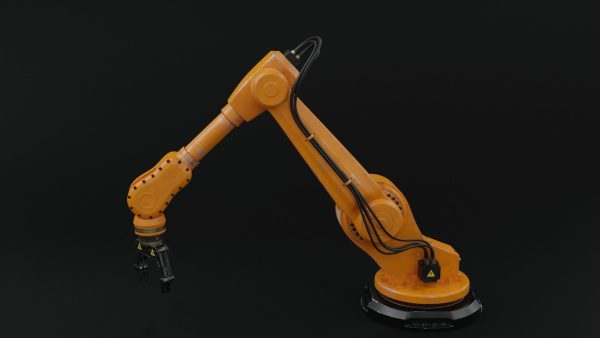 Industrial robot arm dirty