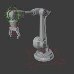 Industrial robot arm dirty