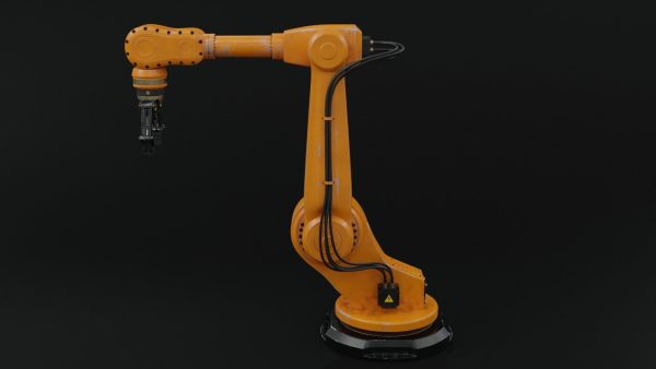 Industrial robot arm dirty