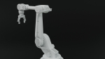 Industrial robot arm dirty
