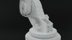 Industrial robot arm dirty lowpoly
