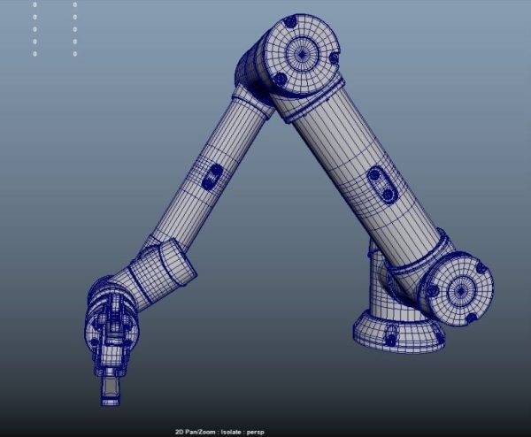 Industrial Robot arm With Robotiq Two Finger