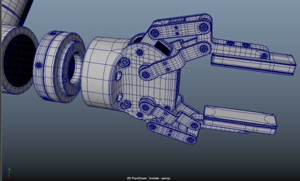 Industrial Robot arm With Robotiq Two Finger