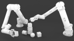 Industrial Robot arm With Robotiq Two Finger