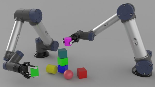 Industrial Robot arm With Robotiq Two Finger