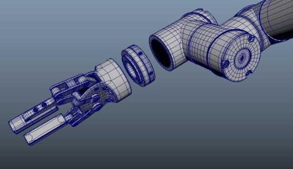 Industrial Robot arm With Robotiq Two Finger