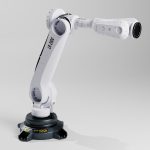 Industrial Robot Low Poly