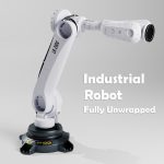 Industrial Robot Low Poly