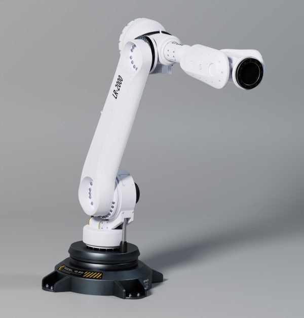 Industrial Robot Low Poly