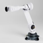Industrial Robot Low Poly