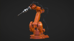 Industrial Robot Machine Rigged
