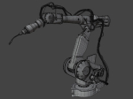 Industrial Robot Machine Rigged