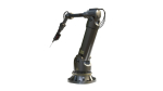 Industrial Robotic Arm with Rigged and Animated