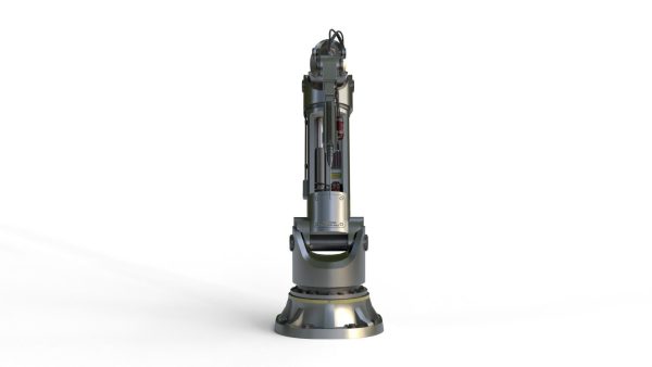 Industrial Robotic Arm with Rigged and Animated