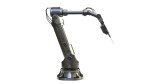 Industrial Robotic Arm with Rigged and Animated