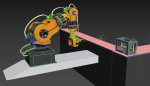 Industrial robots assembling 3D printers