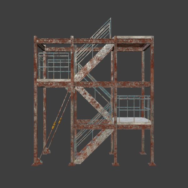 Modular Industrial Rusty Stairs