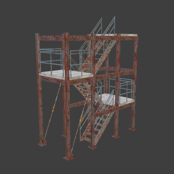 Modular Industrial Rusty Stairs