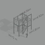 Modular Industrial Rusty Stairs