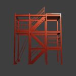 Modular Industrial Rusty Stairs