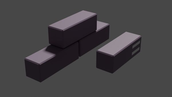 Industrial set factory with chimneys