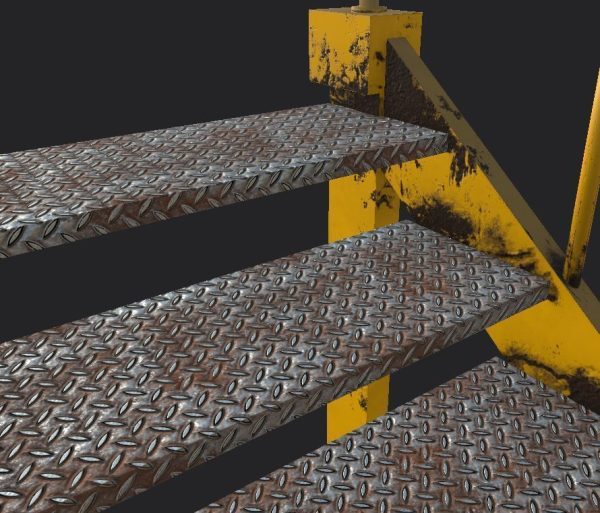Industrial stairs