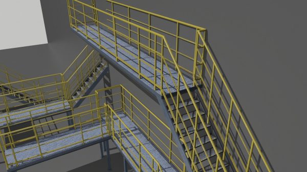 Industrial Stairs Modular 2