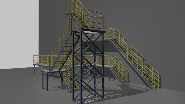 Industrial Stairs Modular 2