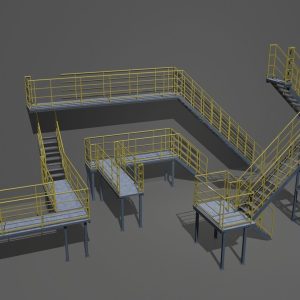 Industrial Stairs Modular 2