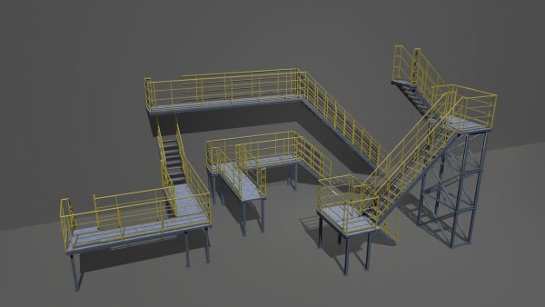 Industrial Stairs Modular 2