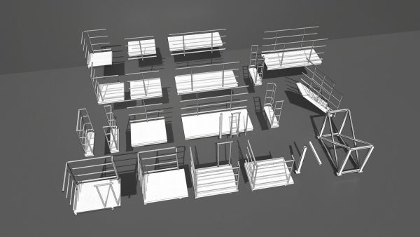 Industrial Stairs Modular 2