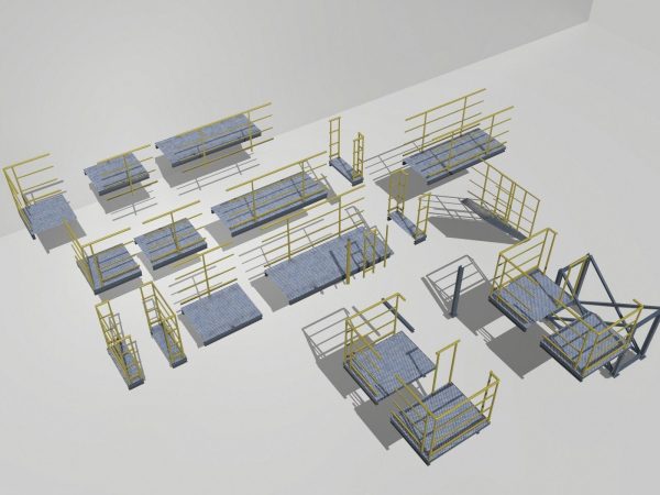 Industrial Stairs Modular 2
