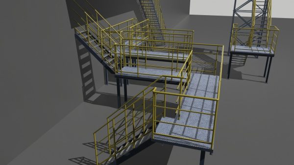 Industrial Stairs Modular 2