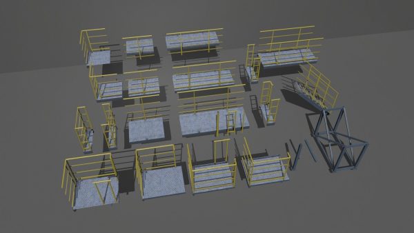 Industrial Stairs Modular 2