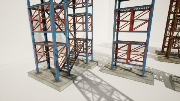 Industrial stairs modular
