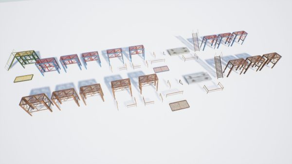 Industrial stairs modular