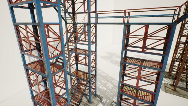 Industrial stairs modular