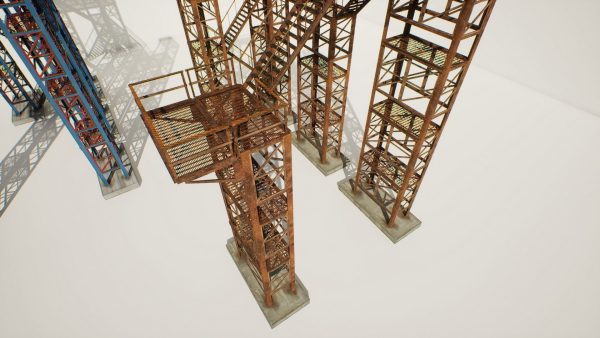 Industrial stairs modular