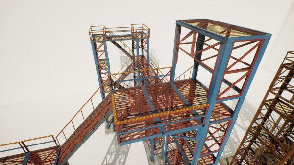 Industrial stairs modular